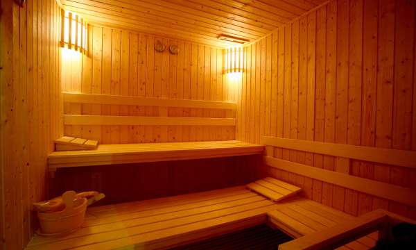 Wooden sauna 