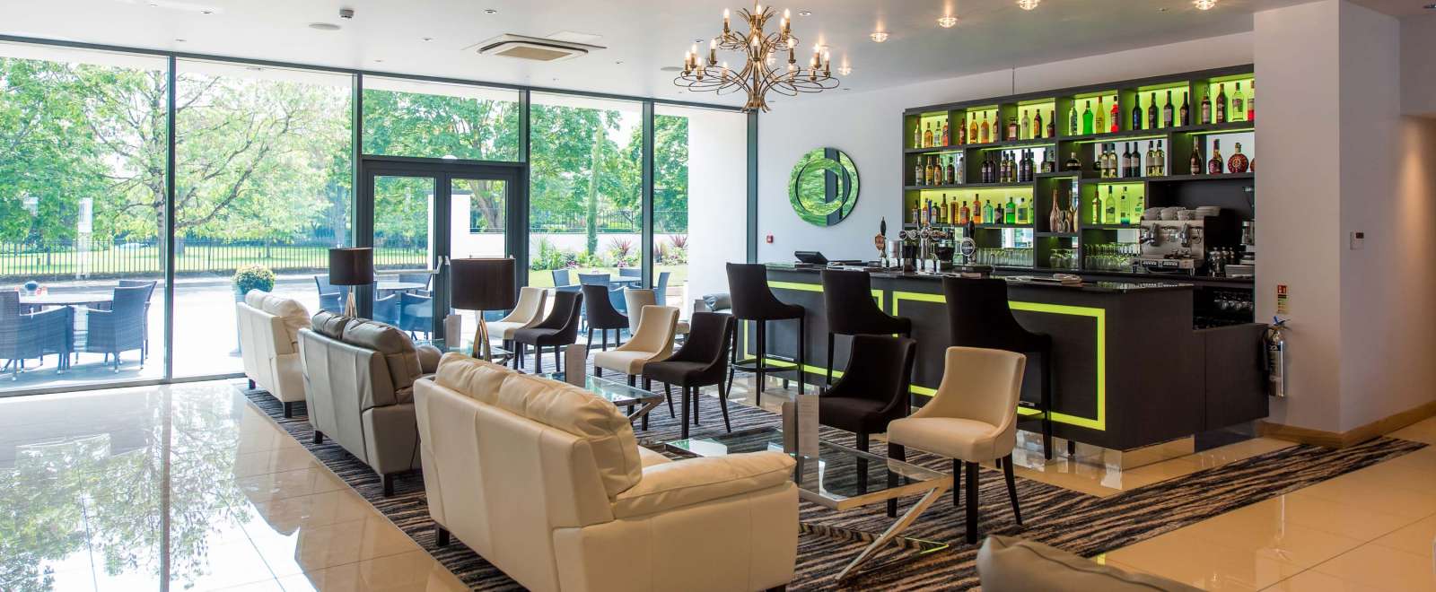 Park Hotel Foyer and Bar Seating Area with View over Rock Park