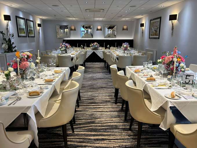 Season's Brasserie dressed for a wedding