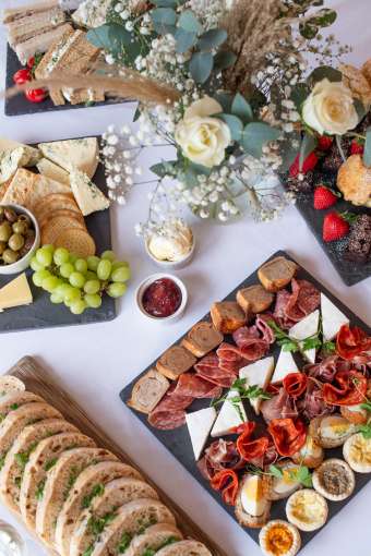 Grazing Board wedding breakfast at The Park Hotel