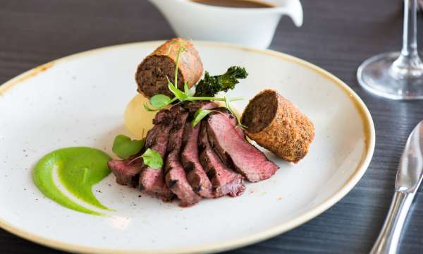 season bar beef dish at the park hotel