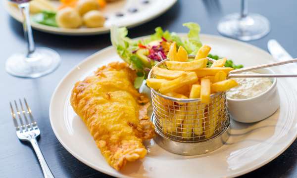 season bar fish and chips at the park hotel