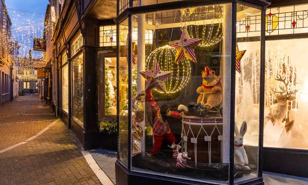 Christmas Lights in Barnstaple Street