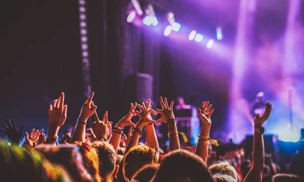 Crowd at a festival 