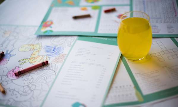 Park Hotel Dining Childrens Activity Menus and Drink