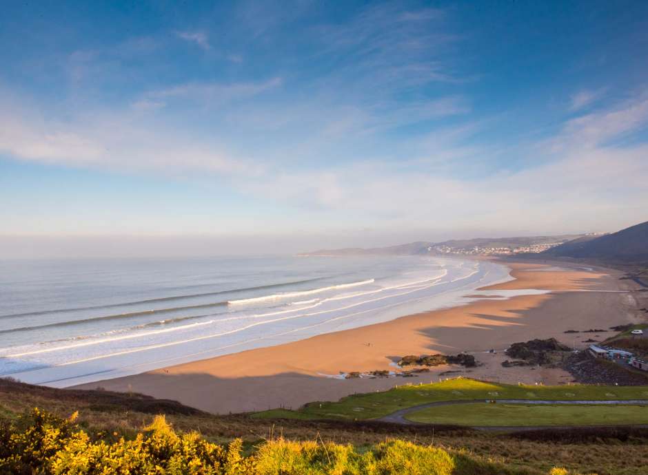 Putsborough Sands and Woolacombe Beach North Devon