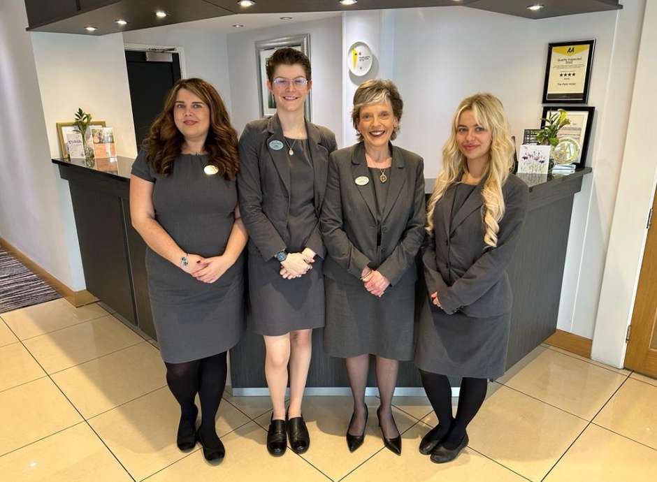 Reception team at The Park Hotel, Barnstaple