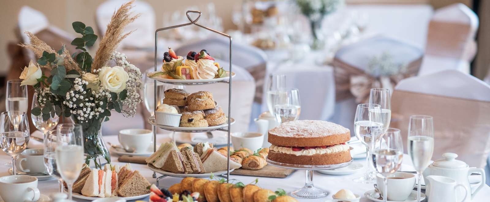 Vintage Afternoon Tea wedding breakfast