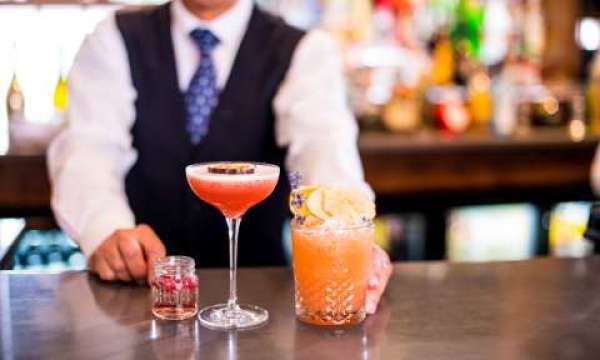 bar 62 barman serving cocktails on bar